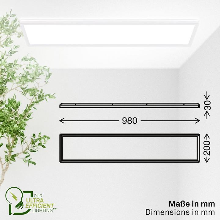 Produktbild Briloner Ultraeffizientes & Ultraflaches LED Panel mit Energieeffizienz Klasse A (4800 lm)