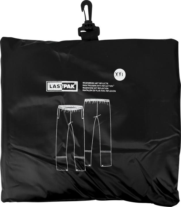Actual product image Lastpak Rain trousers black with reflection size XXL (XXL)