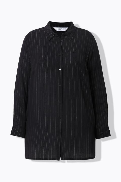 Produktbild Studio Untold Hemdbluse, Boxy Shape, Glitzerstreifen (50, 52)