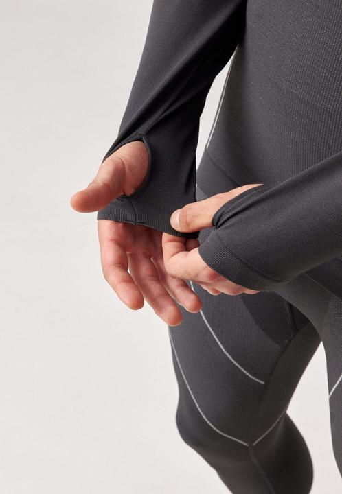 Image du produit Snocks Sous-vêtements thermiques pour hommes avec trou pour le pouce (L)