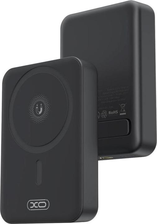 Actual product image xO power bank magnetic PR231 20W 10000mAh black (10000 mAh, 18 W, 37 Wh)
