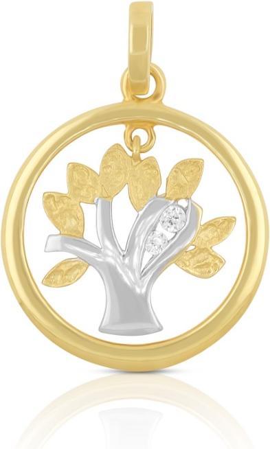 Image du produit Muau Anhänger Lebensbaum Bicolor 750/18K (750, Or bicolore 18 carats)