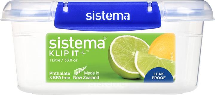Produktbild Sistema Frischhaltedose KLIP IT PLUS 1 l blau (1 l)