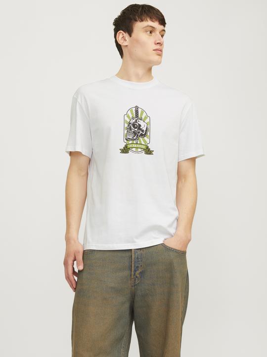 Produktbild Jack & Jones Jorseven Skull Tee Ss Crew Neck Sn (M)