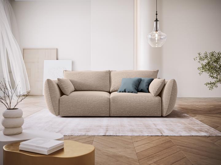 Actual product image Maison Heritage Sofa, "Clau", 2 Seats, Beige, 180x110x85 Made in Europe