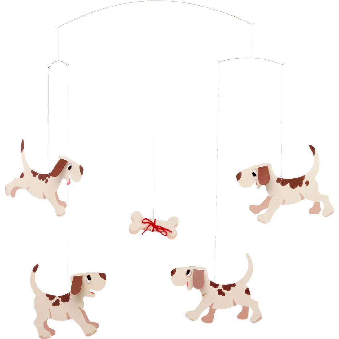 Flensted Mobiles, Babymobile, Hundeträume Mobile mit Geschenkumschlag