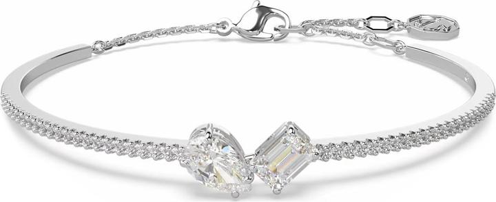 Swarovski Mesmera Armreif Verschiedene Schliffe Weiss (17.30 cm, Swarovski Metall)