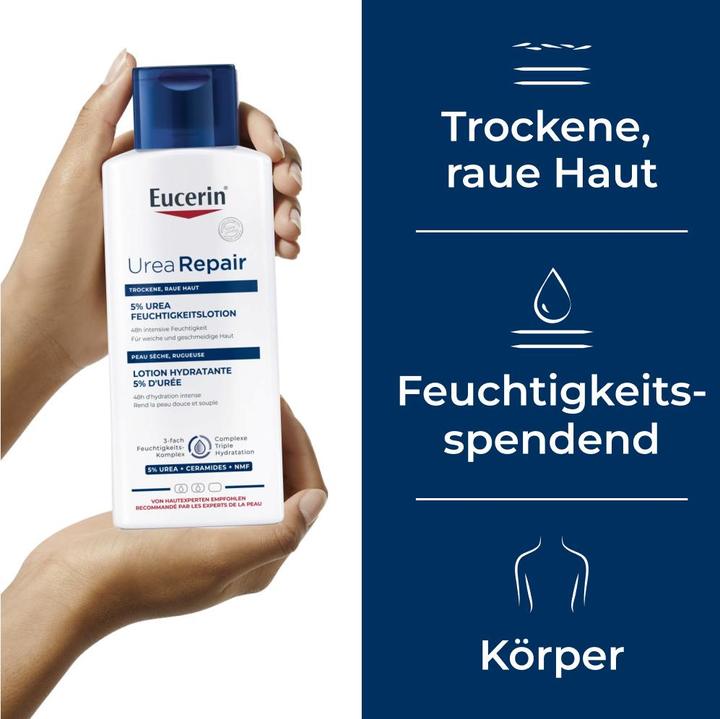 Image du produit Eucerin Urea Repair 5% Lotion hydratante à l'urée (Crème pour le corps, 250 ml)