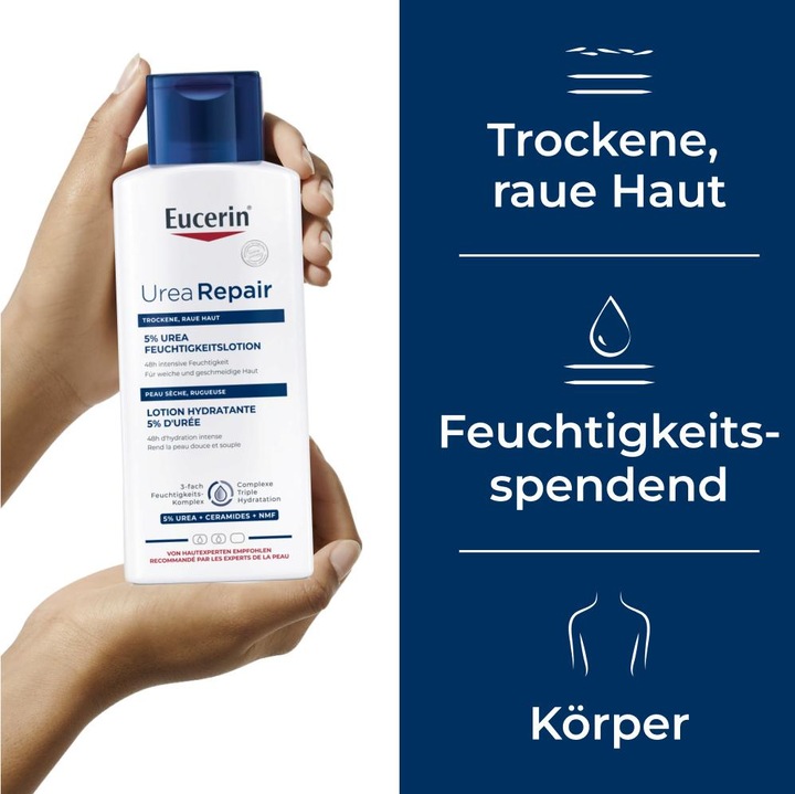 Produktbild Eucerin Urea Repair 5% Urea Feuchtigkeitslotion (Körpercreme, 250 ml)