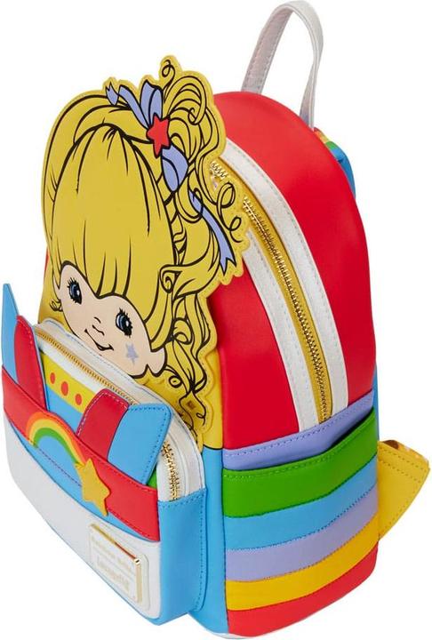 Actual product image Loungefly Regina Rainbow by Mini Backpack Rainbow Brite Cosplay