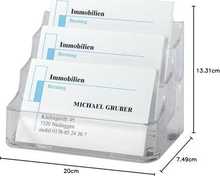 Image du produit Sigel Affichage des cartes de visite (A8)