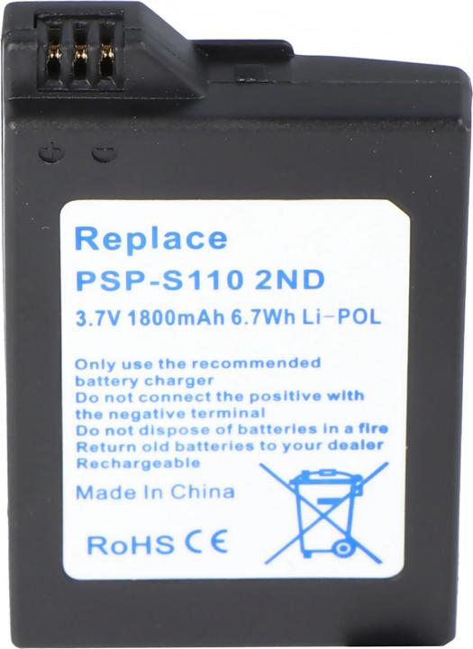 Image du produit Sony Batterie PSP-S110 (1 pcs, 1800 mAh)
