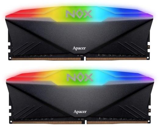 Produktbild Apacer Arbeitsspeicher DDR4 ZADAK MOAB RGB 32GB (2x16GB) 3200MHz 1,35V Schwarz (2 x 16GB, 3200 MHz, DDR4-RAM, DIMM)