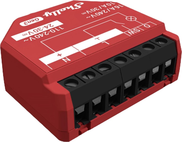 Actual product image Shelly 1PM Gen3 (Switch actuator)