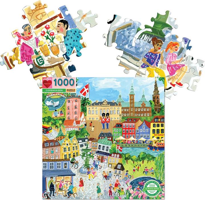 Produktbild Eeboo Copenhagen Block-Puzzle 1000 Stück(e) Kunst (1000 Teile)