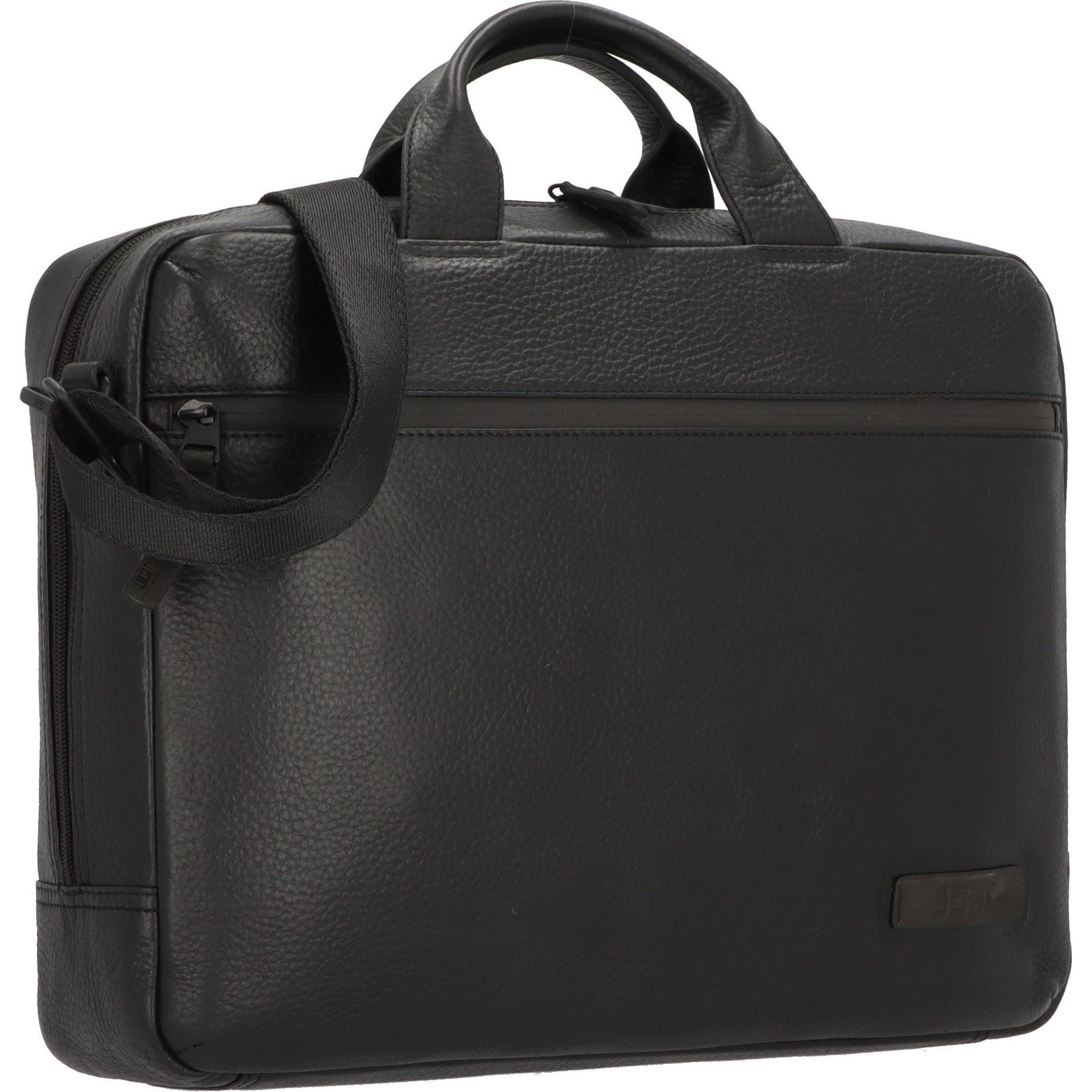 Jost Aktentasche Stockholm Business Bag M 1 Comp (14"), Notebooktasche, Schwarz