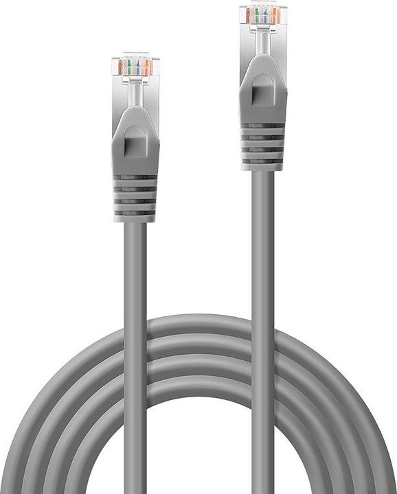 Produktbild Lindy F/UTP Patch Cable Colour: grey Low Cost Version (F/UTP, CAT5e, 10 m)