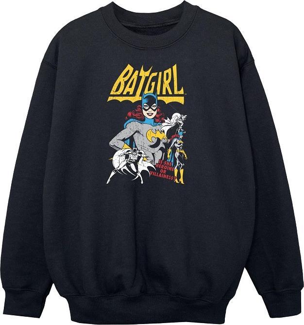 Produktbild Girls Heroine Or Villainess Batgirl Cotton Sweatshirt (152, 158)