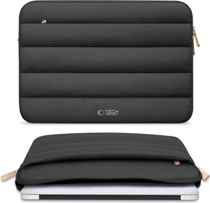 Immagine prodotto Tech-Protect Tech-Protett Fluffy Laptoptasche 13-14 – Schwarz (14")