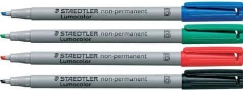 Actual product image Staedtler Lumocolor non-permanent (Blue, 2.50 mm, 1 x)