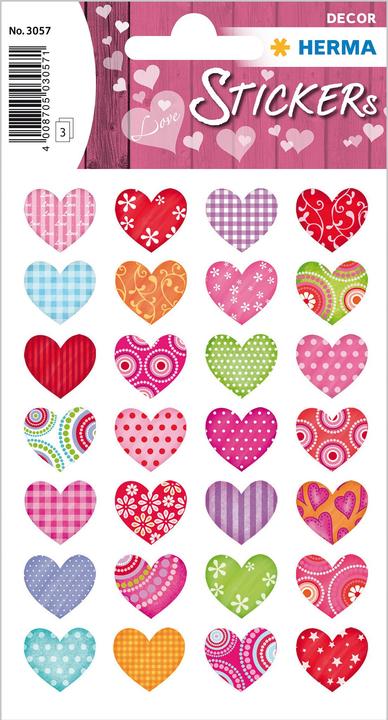 Actual product image HERMA Sticker hearts