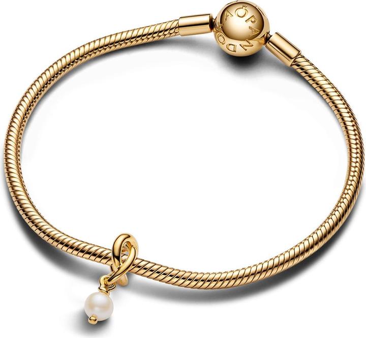 Produktbild Pandora Moments Geburtsstein Juni (Sterlingsilber, Metall vergoldet in 14K)