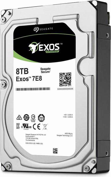 Image du produit Seagate Disque dur Exos 7E8 512e (8 To, 3.5")