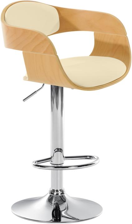 Actual product image CLP Kingston bar stool, natural/cream
