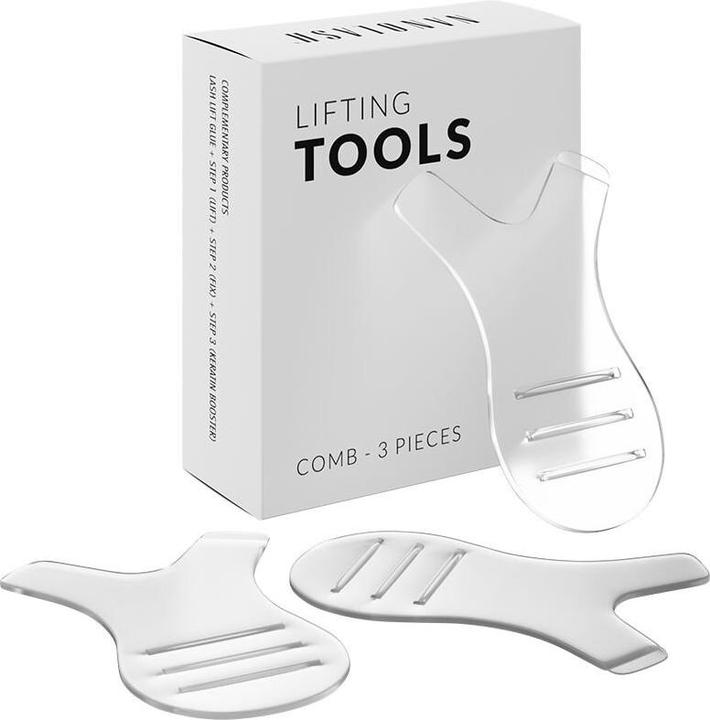 Actual product image NoName Lifting Combs 3 Pieces Eyelash Lifting Tools Y Shape Lash Lift Brush (Eyelashes applicator)