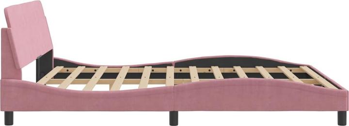 Actual product image vidaXL Bed frame with velvet headboard (180 x 200 cm)