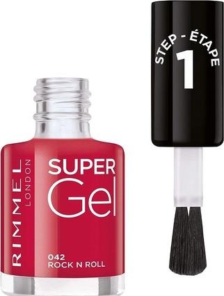 Produktbild Rimmel London Super Gel By Kate STEP1 (042 Rock n Roll, Gel-Effekt Nagellack)