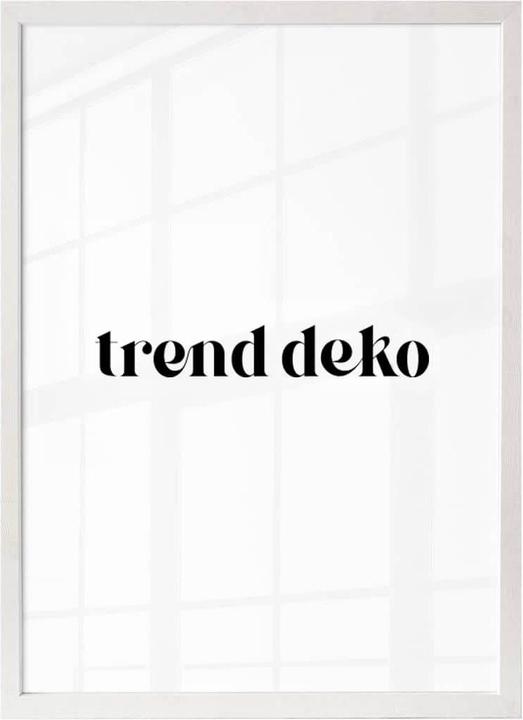 Produktbild Trenddeko Bilderrahmen aus Holz - weiss (24 x 30 cm)