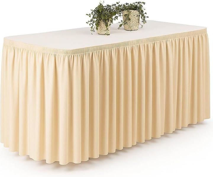 Image du produit Gastro Uzal Tischrock mit Plisseefalte (410 x 73 cm)