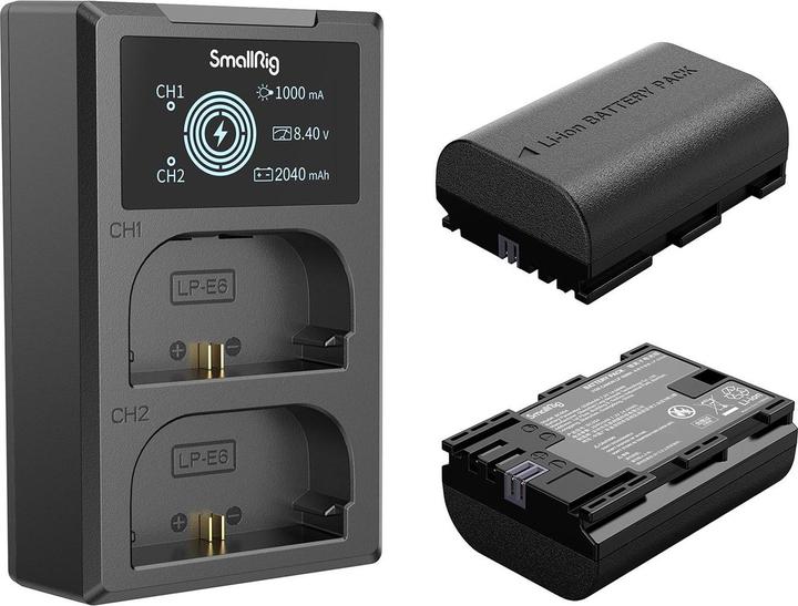Immagine prodotto SmallRig Kit batteria e caricatore per fotocamera LP-E6NH 3821 (Accumulatore di carica elettrica)