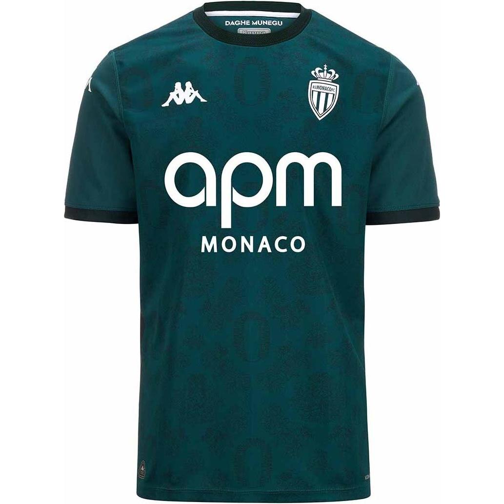 Kappa, Herren, Sportshirt, auswärtstrikot as onaco kobat 2024/25 (M), Grün, M