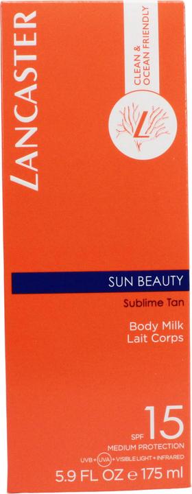 Produktbild Lancaster Sun Beauty Body Milk SPF15 (Sonnenmilch, SPF 15, 175 ml, 150 g)