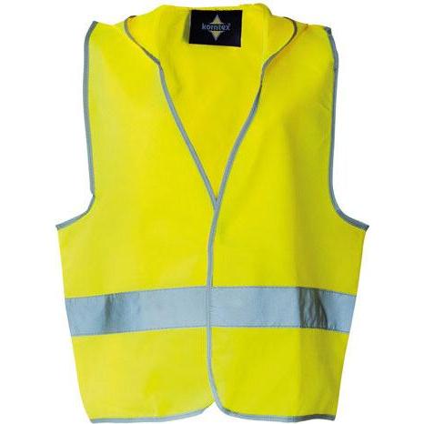 Korntex, Warnweste + Warnshirt, Kinderweste mit Hoodie (XS, S)