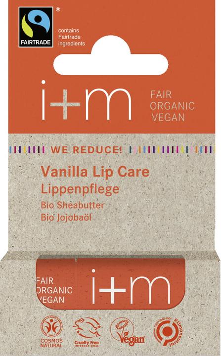 Actual product image i+m Naturkosmetik Vanilla Lip Care - Shea Butter & Jojoba Oil