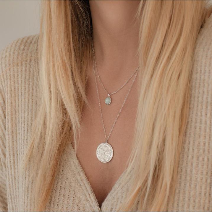 Immagine prodotto Glanzstücke München Catena da donna in argento sterling da 45,0 cm + 5,0 cm di estensione - 11172 (Argento, 45 - 50 cm)