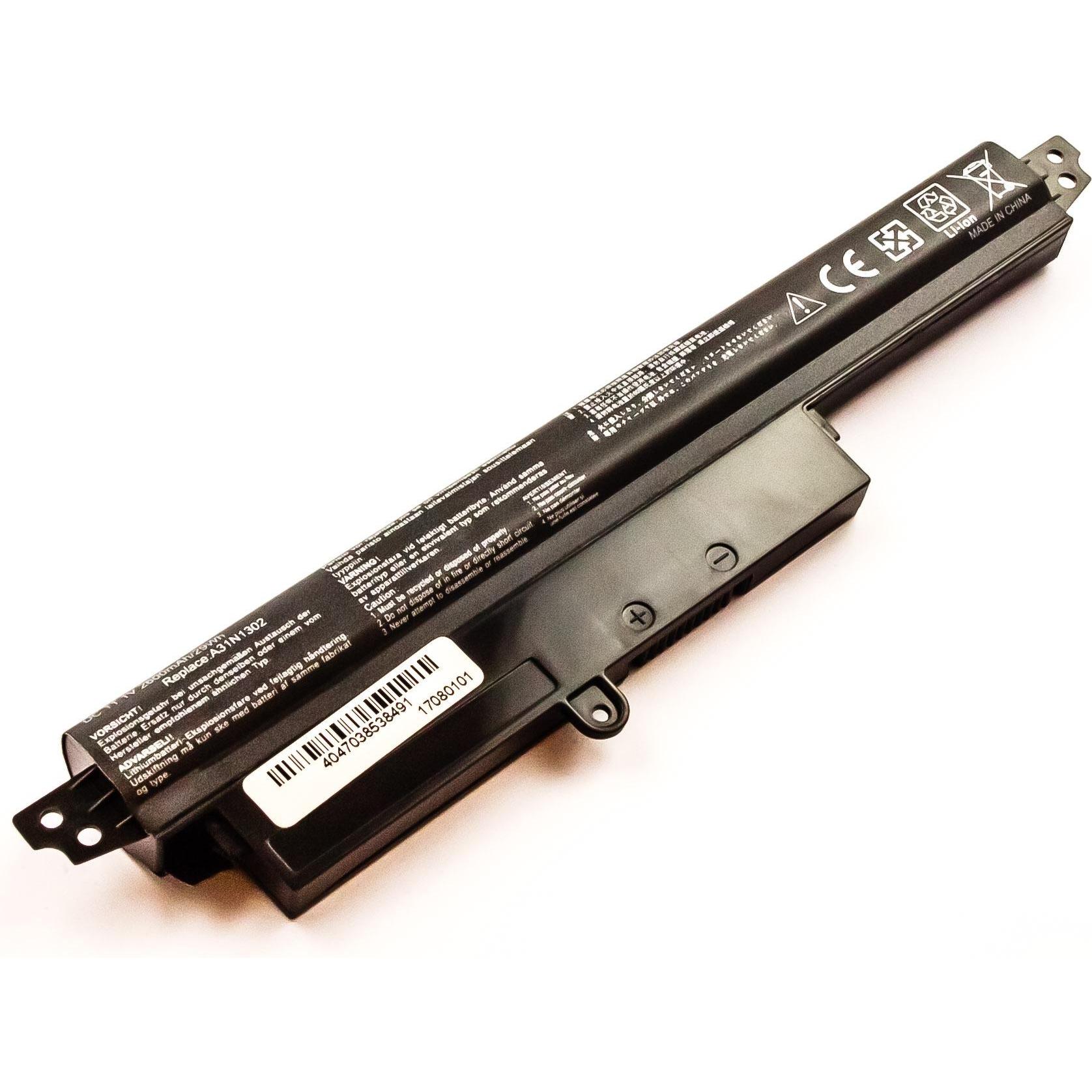 AGI Akku kompatibel mit Asus 0B110-00240100E - Akku - 2.200 mAh (2200 mAh), Notebook Akku, Schwarz