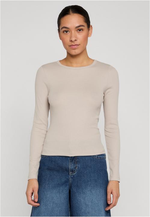Immagine prodotto Urban Classics Ladies Basic Rib Longsleeve 2-Pack cloud+black S (S)
