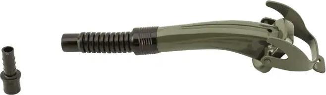 Actual product image Valpro Pouring spout for petrol/diesel without misfuelling block Length 280 mm Width 68 mm green Height 60