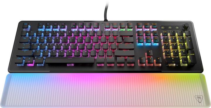 Actual product image Turtle Beach - Clavier de jeu optique mécanique RGB Filaire Vulcan II Max Noir - Disposition Qwerty US (USA, Cable)