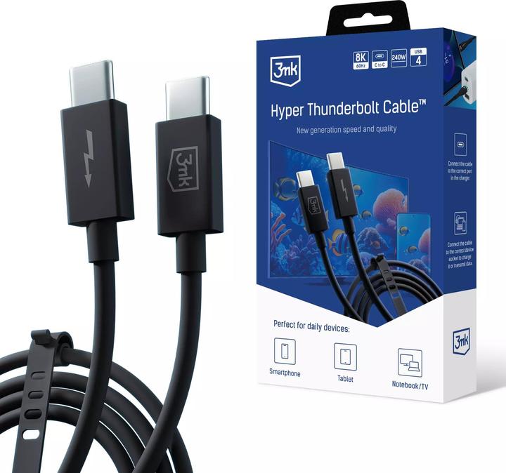3MK USB C — USB C (1 m, USB 4.0, 240 W)