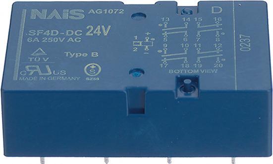 Produktbild Panasonic Relay,Sfty,4PST-NO 4PST-NC,6A,24DC