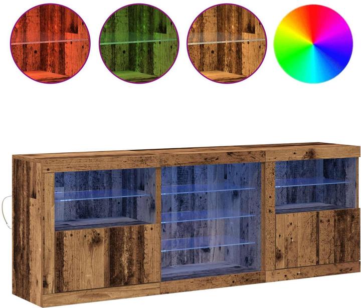 Actual product image vidaXL Modernes Sideboard (181.50 x 37 x 67 cm)