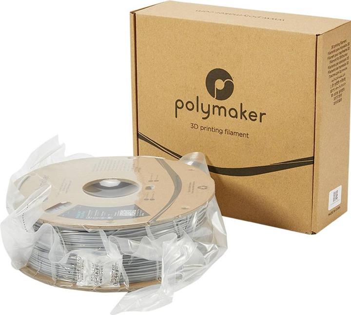 Productafbeelding Polymaker PolyLite PLA PRO Grijs 1,75mm 1kg (PLA-R, 1.75 mm, 1000 g, Grijs)