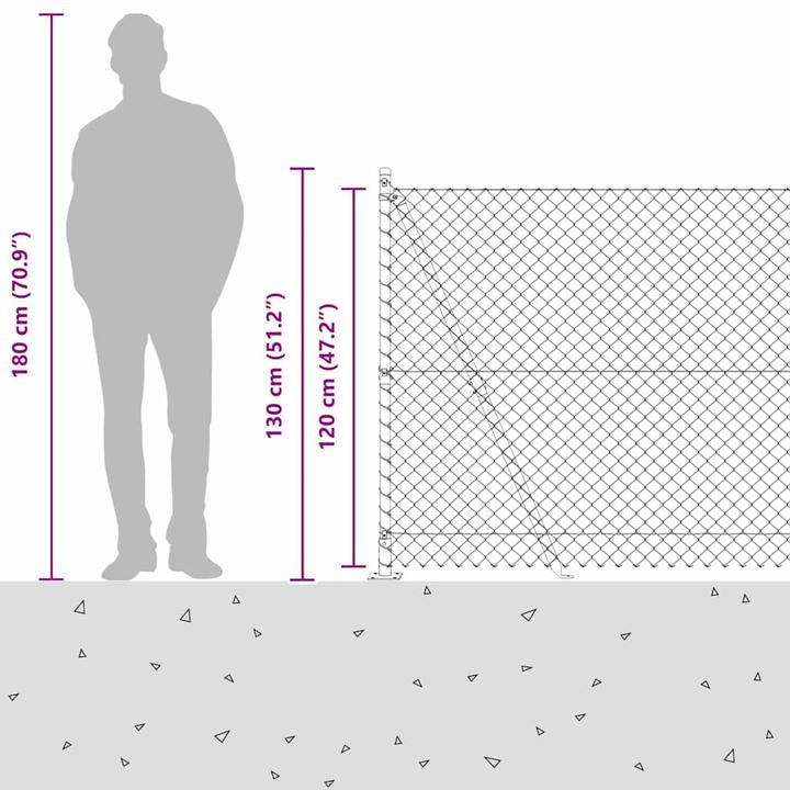 Actual product image vidaXL Zaunpfosten