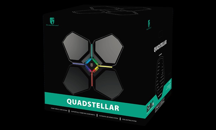 Actual product image Deepcool Quadstellar (ATX, Mini-ITX, E-ATX)