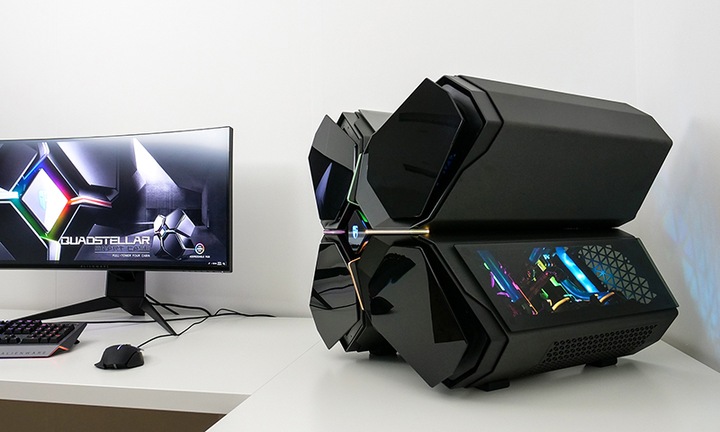 Actual product image Deepcool Quadstellar (ATX, Mini-ITX, E-ATX)